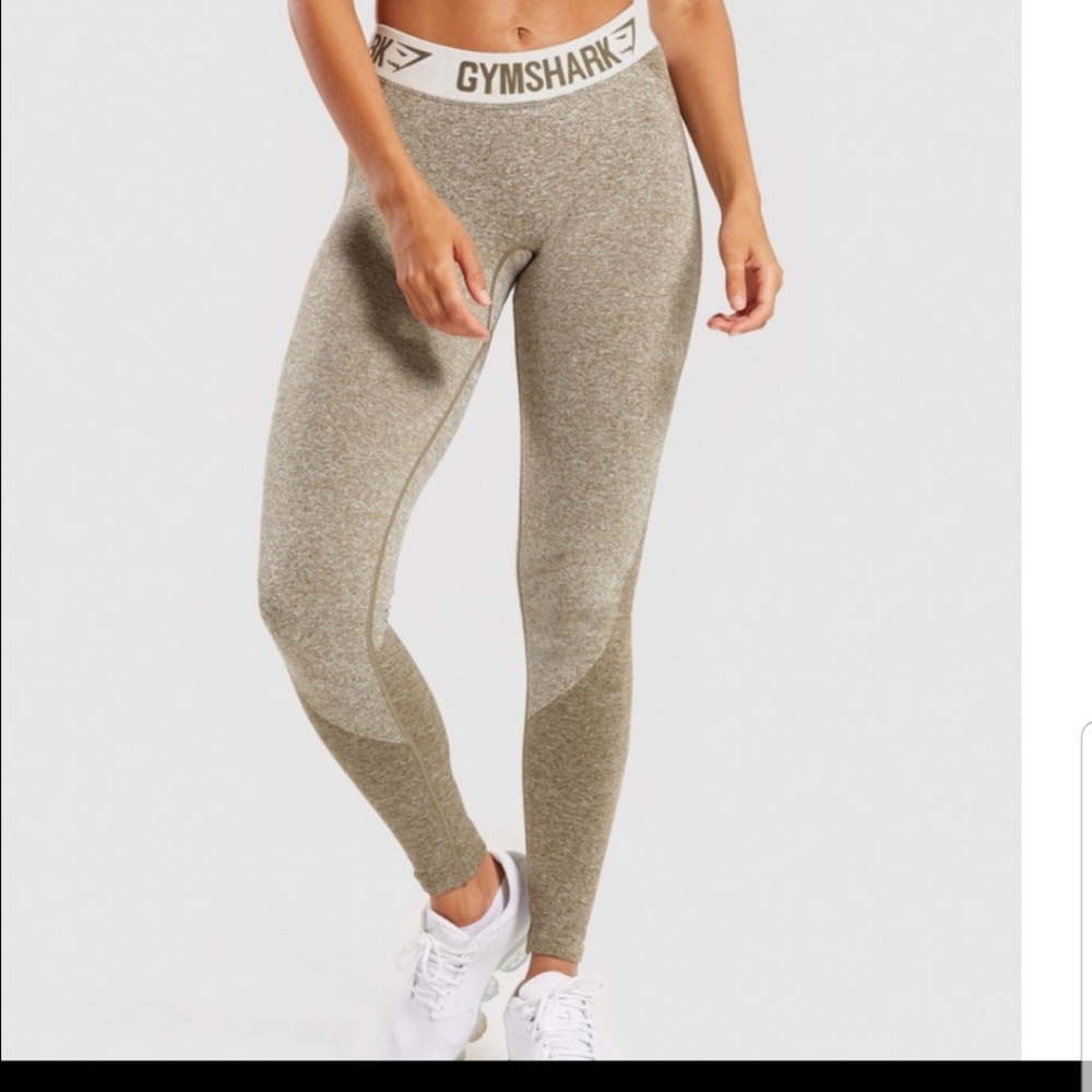 Gymshark Khaki Green Leggings Dry size medium